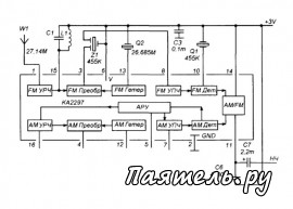 Применение микросхемы ИМС MC3361 и КА2297