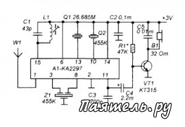 Применение микросхемы ИМС MC3361 и КА2297