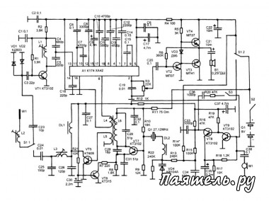 СВ Радиостанция на микросхеме К174ХА42А