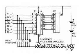 Счетчики-дешифраторы К561ИЕ8