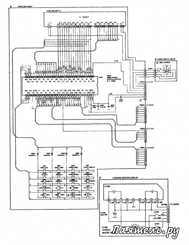 Схема CD-плеера Technics SL-PG100