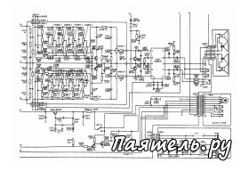 Схема магнитолы Sharp WQ-727