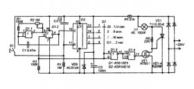 Схема выключателя света с таймером