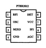 Микросхемы радиотрактов систем радиоуправления PT8R2012, PT8R2014