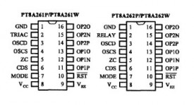 Схема инфракрасных датчиков включения освещения - Микросхема PT8A261/262