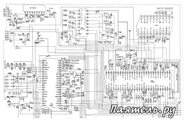 Схема и ремонт телевизора Rolsen C-2120, 1420