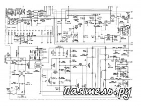 Схема и ремонт телевизора Rolsen C-2120, 1420