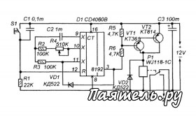 Микросхема CD4060B для мультивибратора