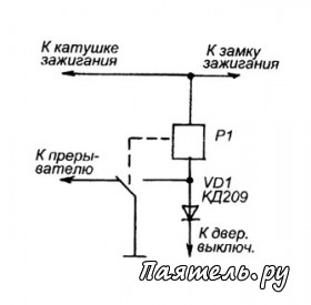 Схемы охранных устройств на реле