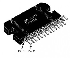 Микросхема LM4733 трехканальный УМЗЧ