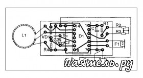 Схема металлоискателя скрытой проводки
