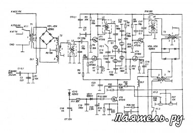 Схема ПЧ тракта КВ трансивера