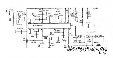 Электрическая схема fm радиоприемника на TEA5711