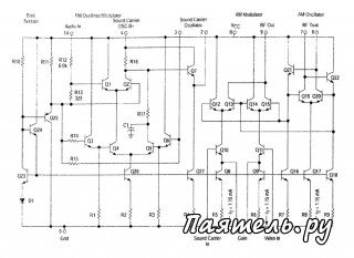 Микросхема МС1374 - модулятор телесигнала