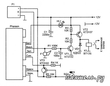 Схема автосигнализации для охраны квартиры