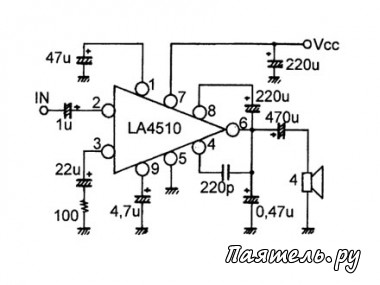 Микросхема LA4510