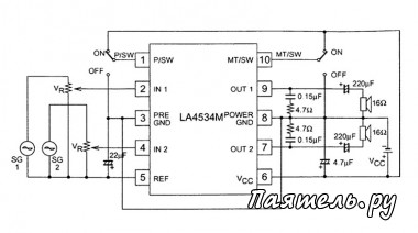 Микросхема LA4534M